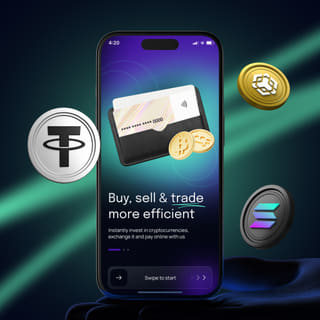 Appareil mobile affichant la plateforme de trading Lune Rendo