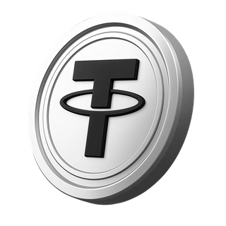 Section des informations du compte affichant une pièce Tether USDT
